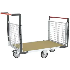 Chariot grillagé 2 côtés - Plateau 1095x755mm - Roues losange - Charge max 500kg - 806724742