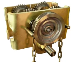 Chariot manuel ATEX 1T chaine 5mm largeur IPN 75-175mm