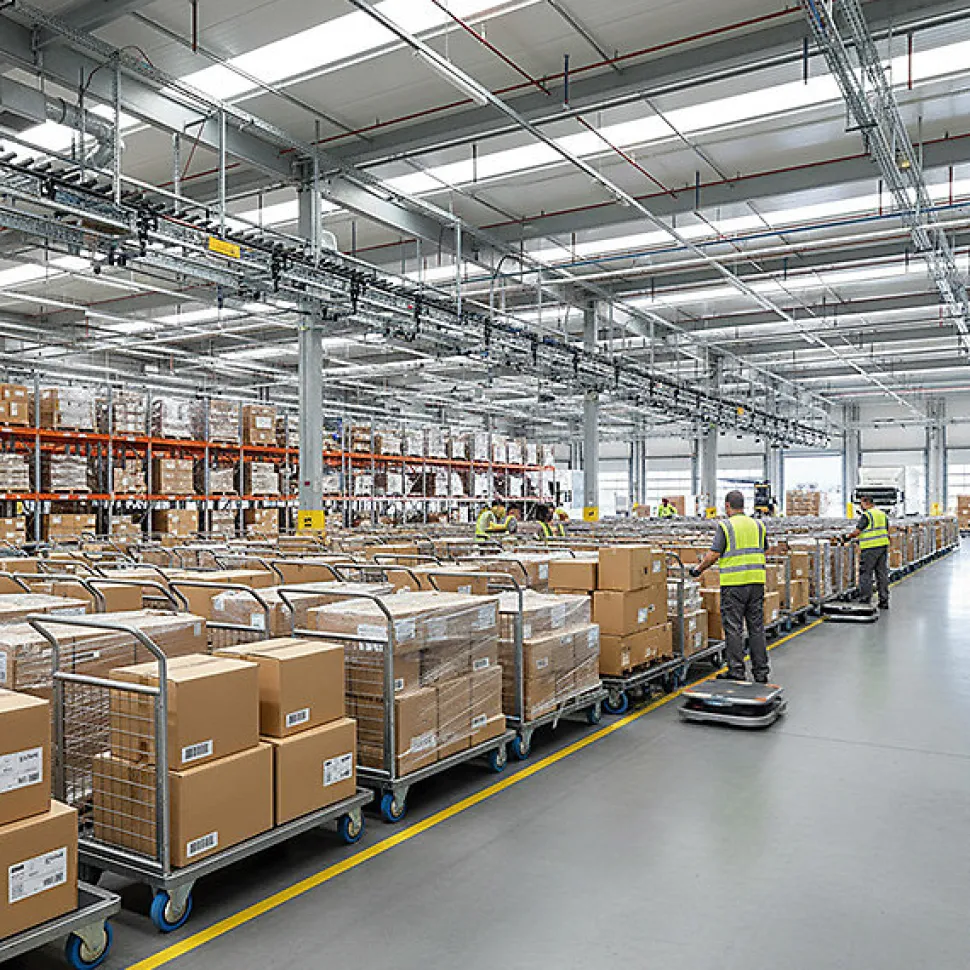 Chariot modulable grillagé - Plateau 1000x700mm - Charge max 500kg - CHM1T3
