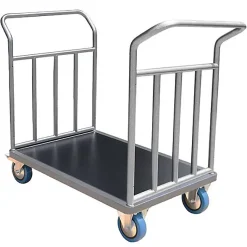 Chariot modulaire 2 côtés renforcés - Plateau 1200x800mm - Charge max 500kg - CHG2T2