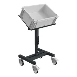 Chariot porte-bac inclinable - Plateau 610x140mm - Gris anthracite - Bac Europe - W020020011-GA