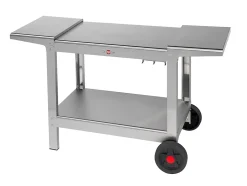 Chariot pour plancha Krampouz en acier inoxydable