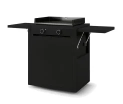Chariot pour plancha Modern 60 cm en acier noir Forge Adour