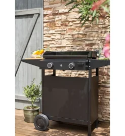 Chariot pour plancha Origin 60 cm en acier noir Forge Adour
