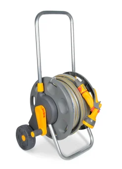 Chariot équipé avec tuyau d'arrosage Hozelock ø12,5 mm L.40 m