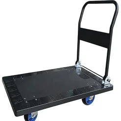 Chariot roulant plastique - 4 roues caoutchouc - Charge max. 500kg - CP50PU