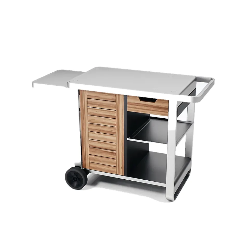 Chariot Woody Deluxe pour plancha 2 et 3 brûleurs