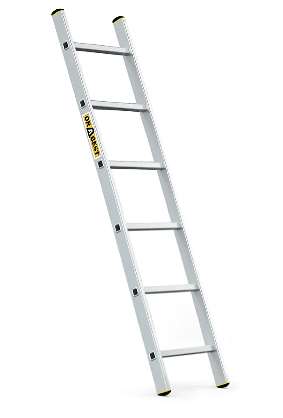 Échelle à appui en aluminium DRABEST 1x6 professionnelle, 1 pièce