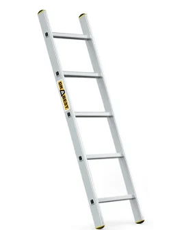 Échelle à appui en aluminium DRABEST 1x5 professionnelle, 1 pièce