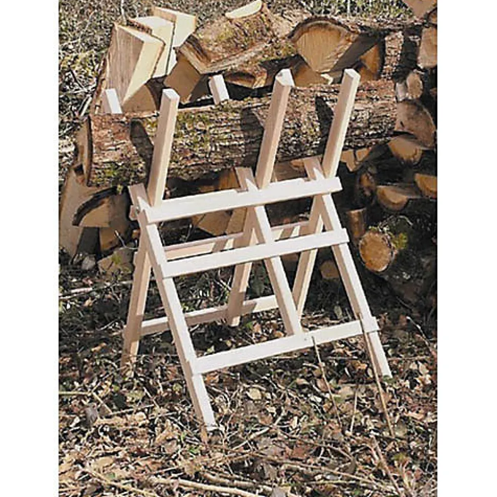 Chevalet en bois 3 branches 90x63cm auto-blocage