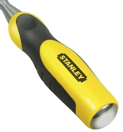 Ciseau à bois manche bi-matière 28 x 150mm longueur totale 340mm - STANLEY - 0-16-889