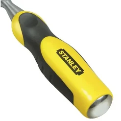Ciseau à bois manche bi-matière 28 x 150mm longueur totale 340mm - STANLEY - 0-16-889