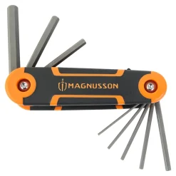 Clé 6 pans pliante Magnusson - 8 pièces