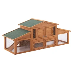 Clapier Schmitten à deux niveaux 72 x 180 x 62 cm sapin