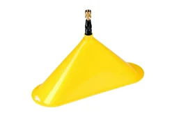 Cloche de pulvérisation buse à jet plat jaune Gloria
