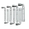 Clés à pipe en acier Facom, 7 pièces