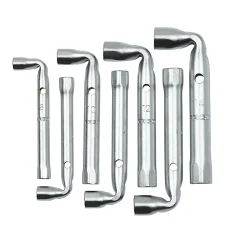 Clés à pipe en acier Facom, 7 pièces