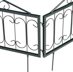 Clôture decorative de jardin en metal metal metal Helloshop26