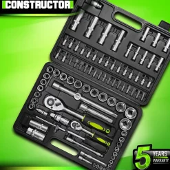 Coffre à douilles et embouts 94 pcs Chrome Vanadium - Constructor
