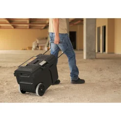 Coffre de chantier vide polypropylène cadenassable Stanley 38 cm