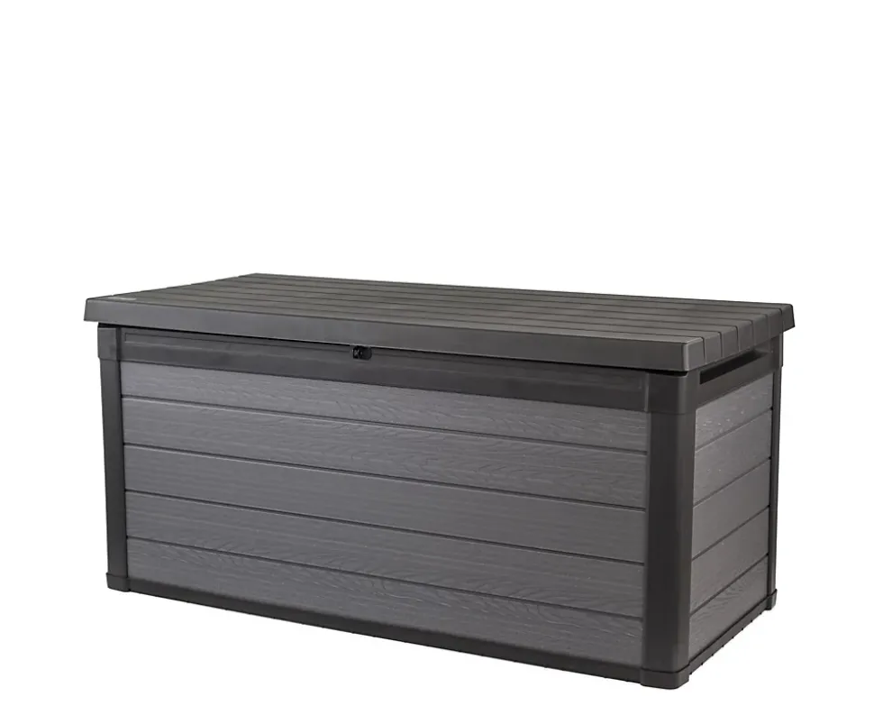 Coffre de jardin cortina en résine coloris gris anthracite - 570L - KETER