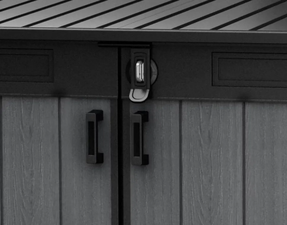 Coffre de jardin Cortina mega en résine coloris gris anthracite - 2020L - KETER