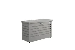 Coffre de jardin métal Biohort T100 gris quartz 195L