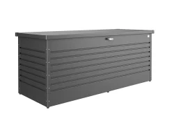 Coffre de jardin métal Biohort T200 gris foncé 1050L