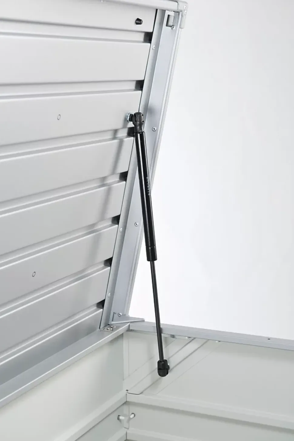 Coffre de jardin métal Biohort T200 gris foncé 1050L