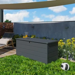 Coffre de jardin résine anthracite 780 L