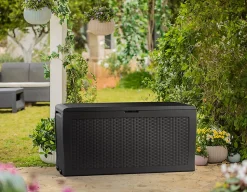Coffre de jardin SAMOA en résine - KETER - anthracite - 270 litres