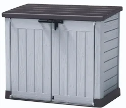 Coffre de jardin SIO MAX en résine - KETER - noir et gris - 1200 litres