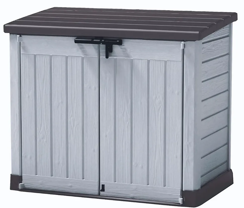 Coffre de jardin SIO MAX en résine - KETER - noir et gris - 1200 litres