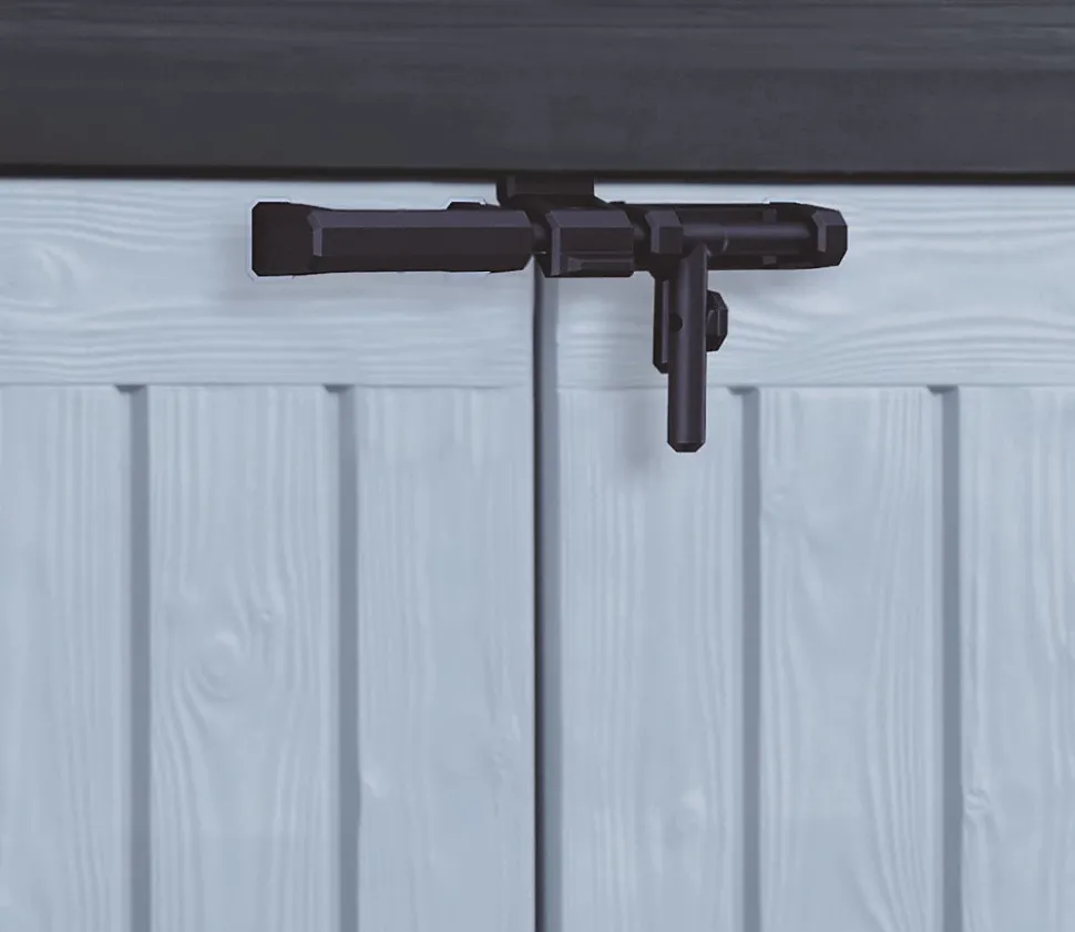Coffre de jardin SIO MAX en résine - KETER - noir et gris - 1200 litres