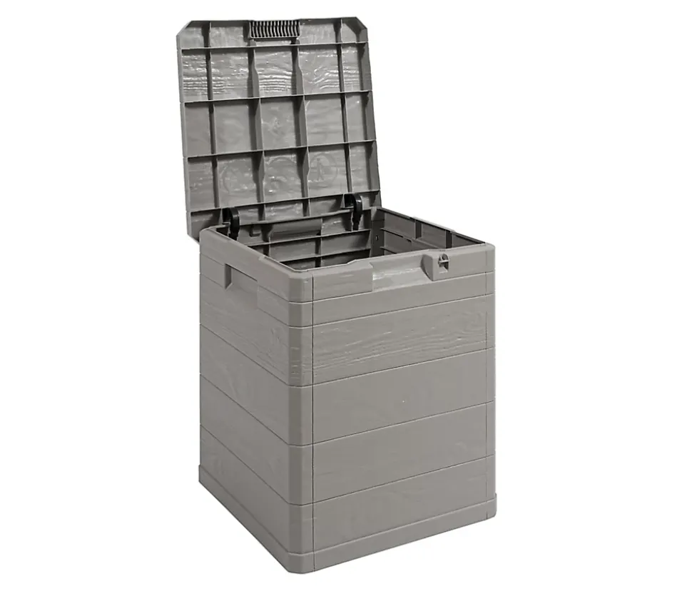 Coffre de jardin Toomax Woody's taupe 90 L