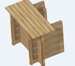 Coffre de Piscine Urbaine XL BWT 45 x 97 cm