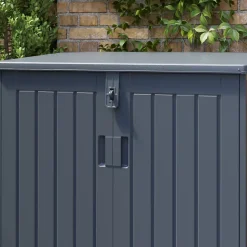 Coffre de rangement résine Catria gris granit 775L