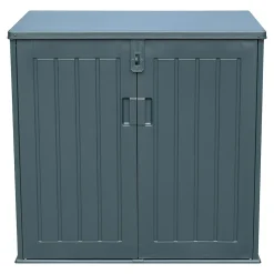 Coffre de rangement résine Catria gris granit 775L
