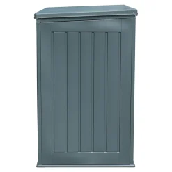 Coffre de rangement résine Catria gris granit 775L