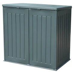 Coffre de rangement résine Catria gris granit 775L