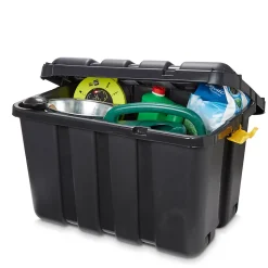 Coffre en plastique Skyda noir 149 L
