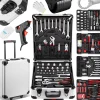 Coffret à Outils 1000 Pièces Professionnel - Valise Roulante Aluminium avec Poignée Télescopique et Outils Chrome Vanadium pour