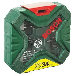 Coffret assortiment forets et embouts X-LINE perçage vissage Bosch (34 pcs)
