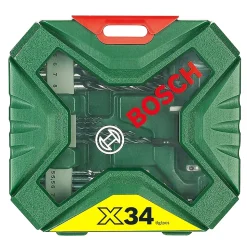 Coffret assortiment forets et embouts X-LINE perçage vissage Bosch (34 pcs)