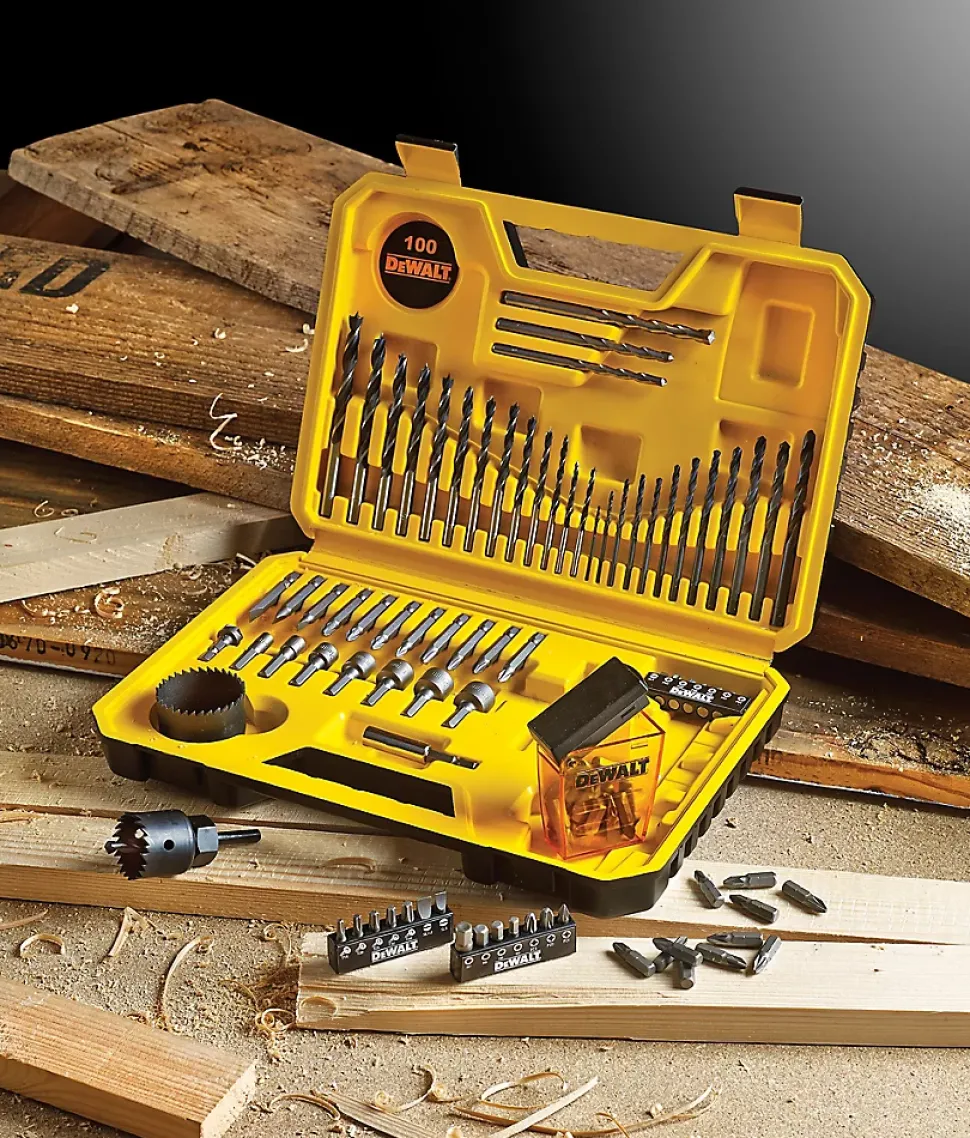 Coffret assortiment forets et embouts perçage vissage DeWalt Extreme (100 pcs)