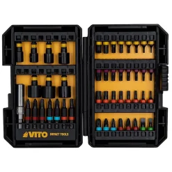 Coffret de 47 Embouts pour Visseuse à choc Acier JR Chrome vanadium VITO
