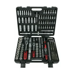Coffret de douilles et accessoires 14"et38''et12'', 195 pcs - KSTools 917.0795