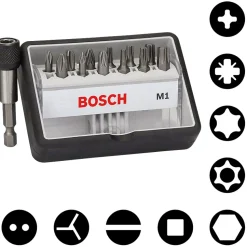 Coffret d'embouts de vissage Robust Line qualité extra-dure 8 pièces Bosch 2607002569