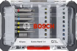Coffret d'embouts de vissage Extra Hard Bosch 43 pièces - 2607017727