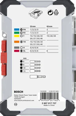 Coffret d'embouts de vissage Extra Hard Bosch 43 pièces - 2607017727